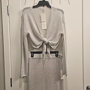 Moon & Madison Swimwear 2 piece knit, size L/ 14